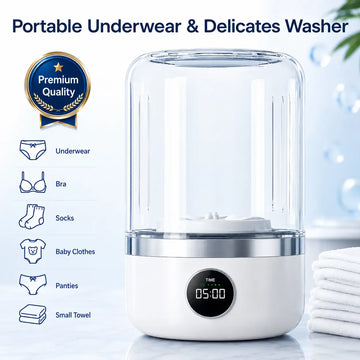 PureWash™ Mini Portable Washing Machine For Underwear and Undergarments