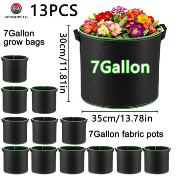 GrowPro™ Garden Bags 🌱🪴 – Strong, Breathable & Reusable