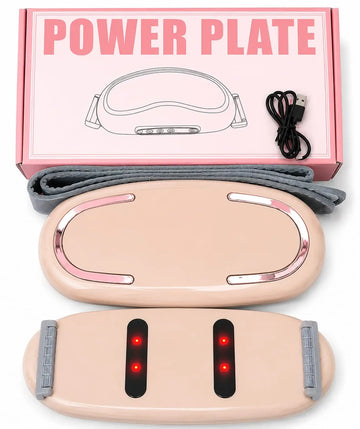 Heat & Massage Belly Device with Belt — 6 Modes, Deep Warmth, USB Rechargeable